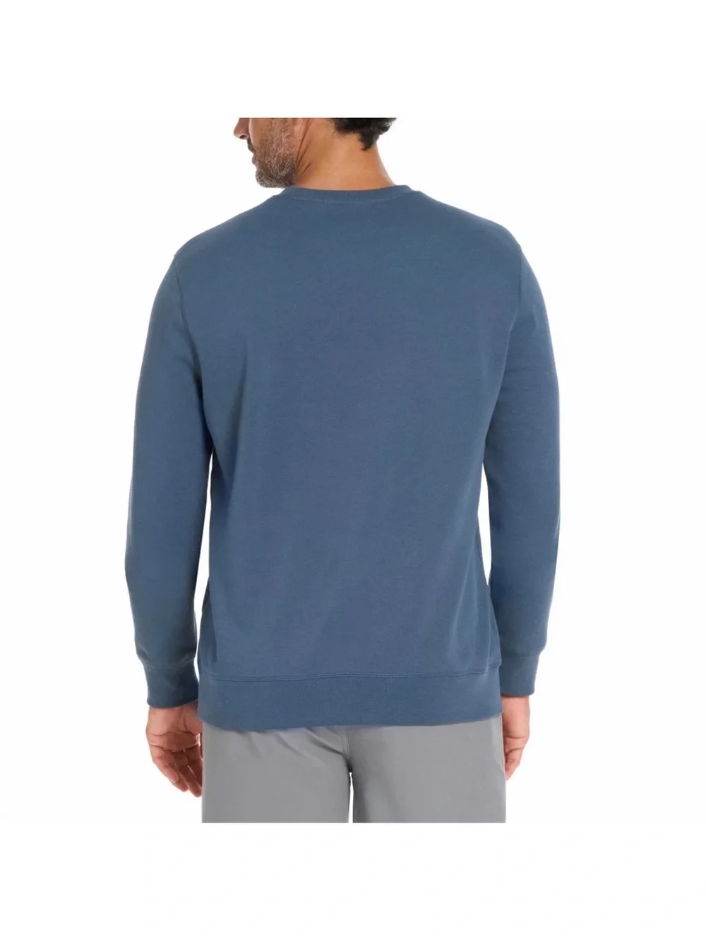 Bundle of 3 Hurley Men's Crewneck Sweaters — Olive, Charcoal & Blue